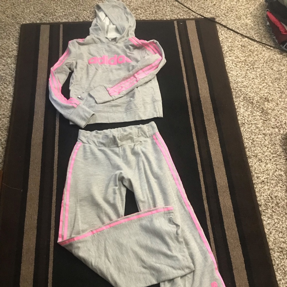 Adidas top and bottom